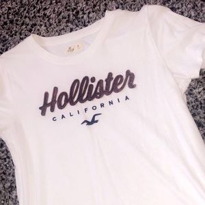 White Hollister Tee